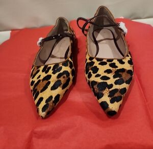 Leopard Print Women's Ballet Flats